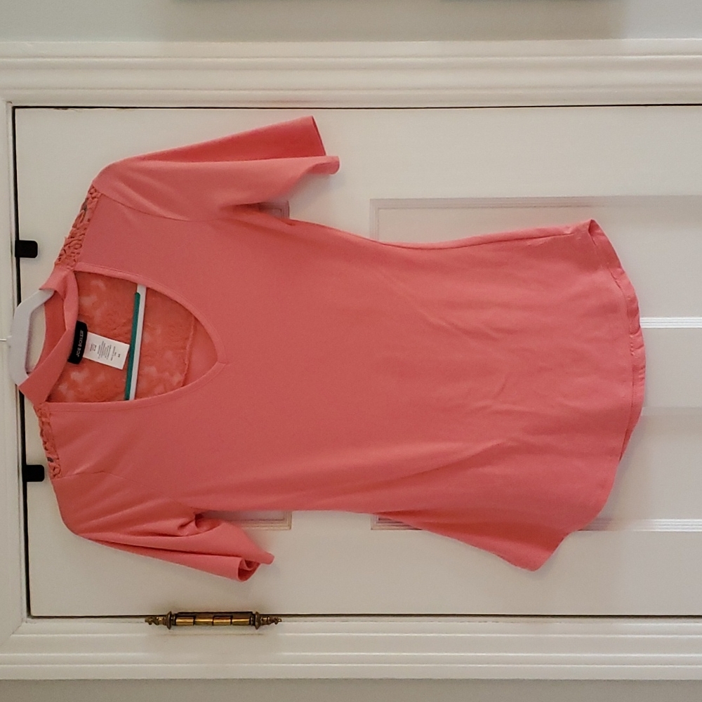 Small, peach/pink, womens blouse